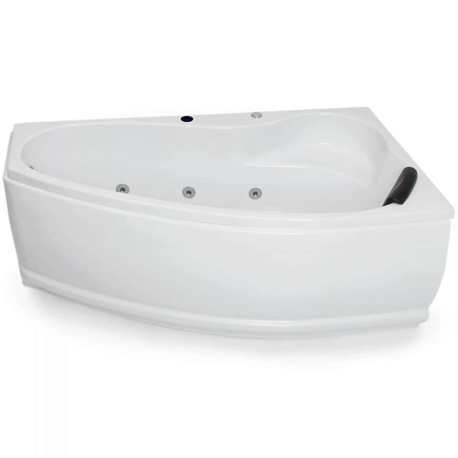 Basera® Indoor Eck-Whirlpool Badewanne Formentera Rechts Basic 160 x 90 cm günstig online kaufen