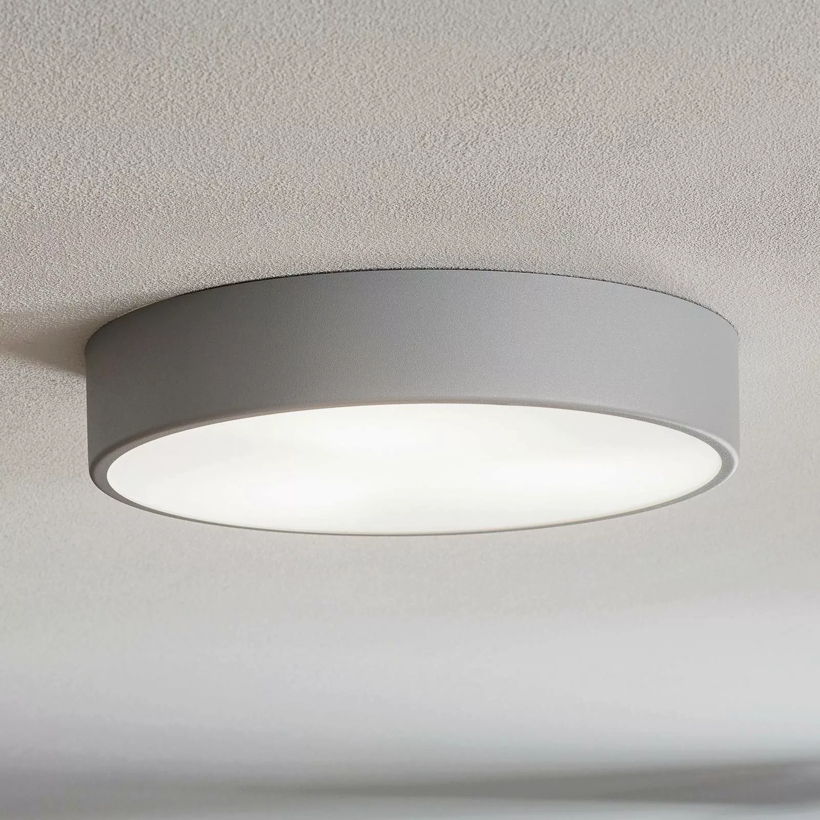 Deckenlampe Cleo 400, Ø 40 cm grau günstig online kaufen