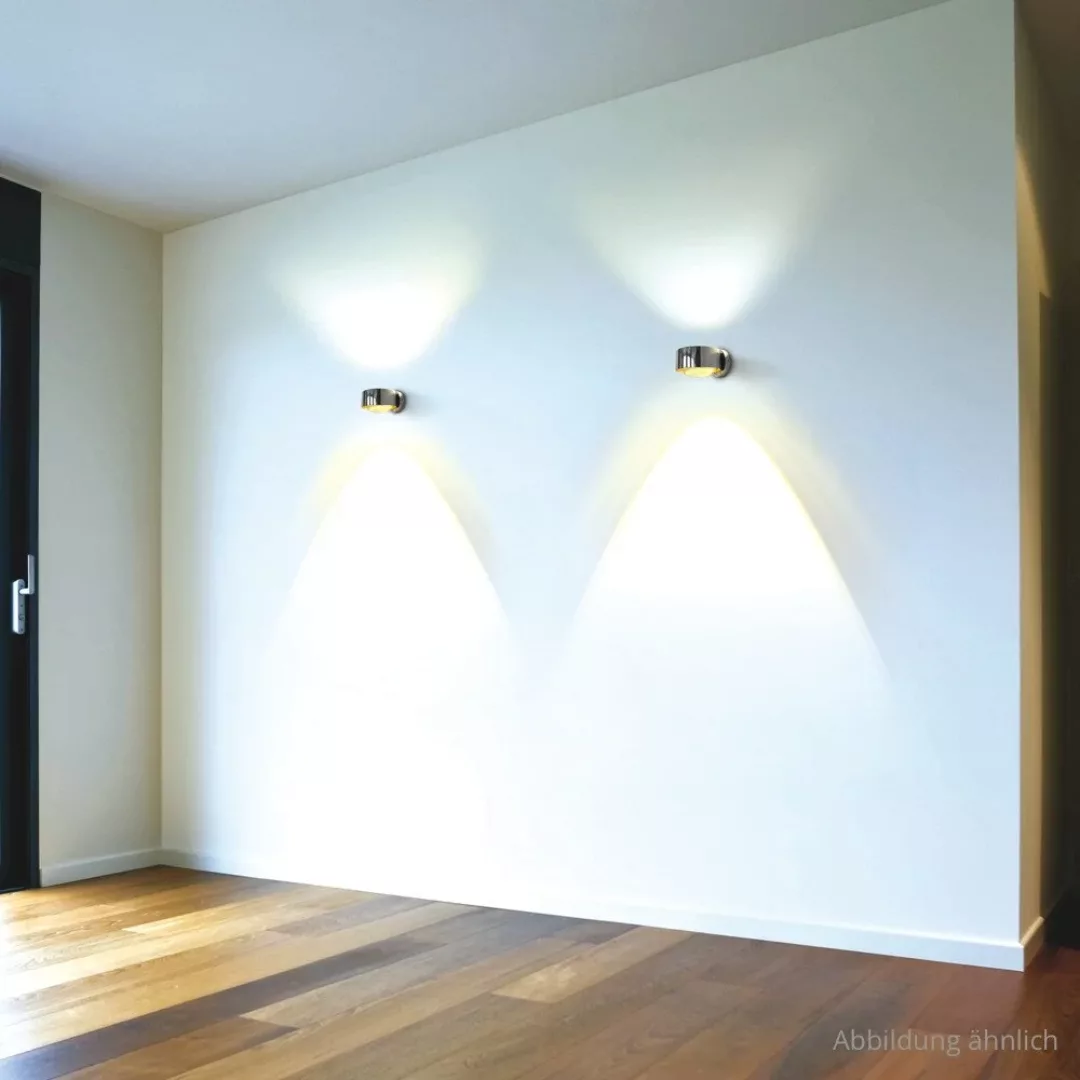 Originelle Wandleuchte Puk Maxx Wall + LED in gold beschichtet (24 kt) / ch günstig online kaufen