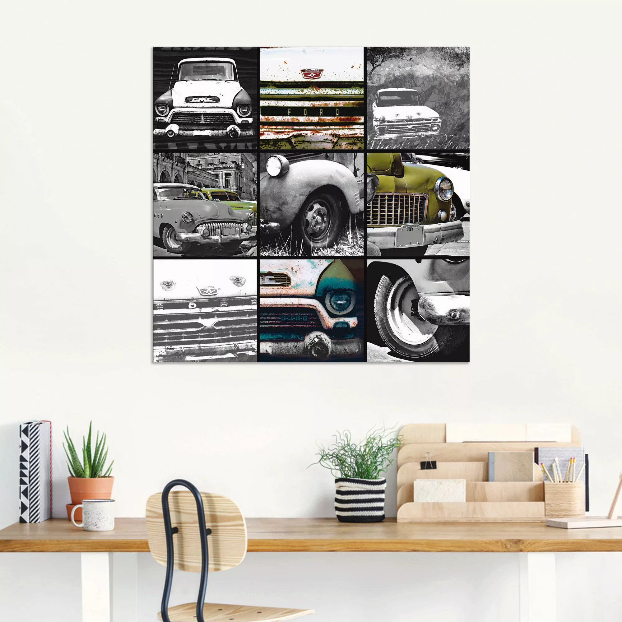 Artland Wandbild "Autos I", Auto, (1 St.), als Alubild, Outdoorbild, Poster günstig online kaufen