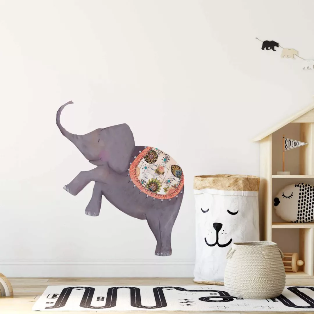 Wall-Art Wandtattoo »Artistischer Elefant Orientalisch«, (1 St.), selbstkle günstig online kaufen