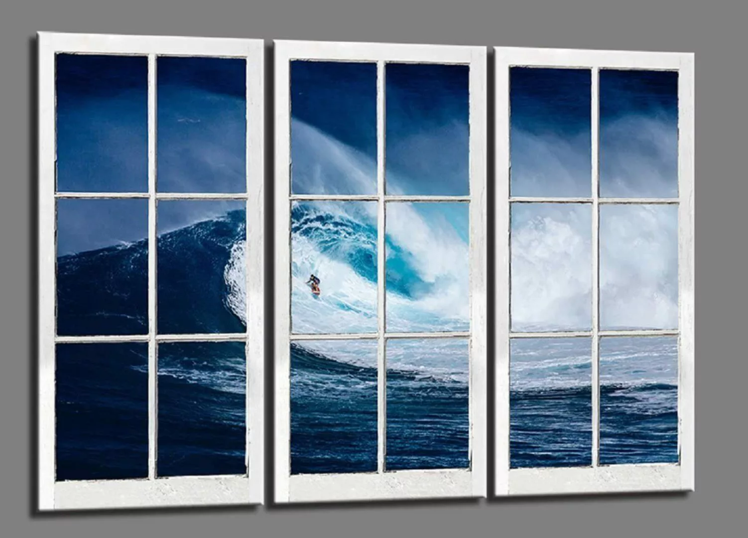 Visario Leinwandbild 3-teiliges Wandbild von Visario, günstig online kaufen