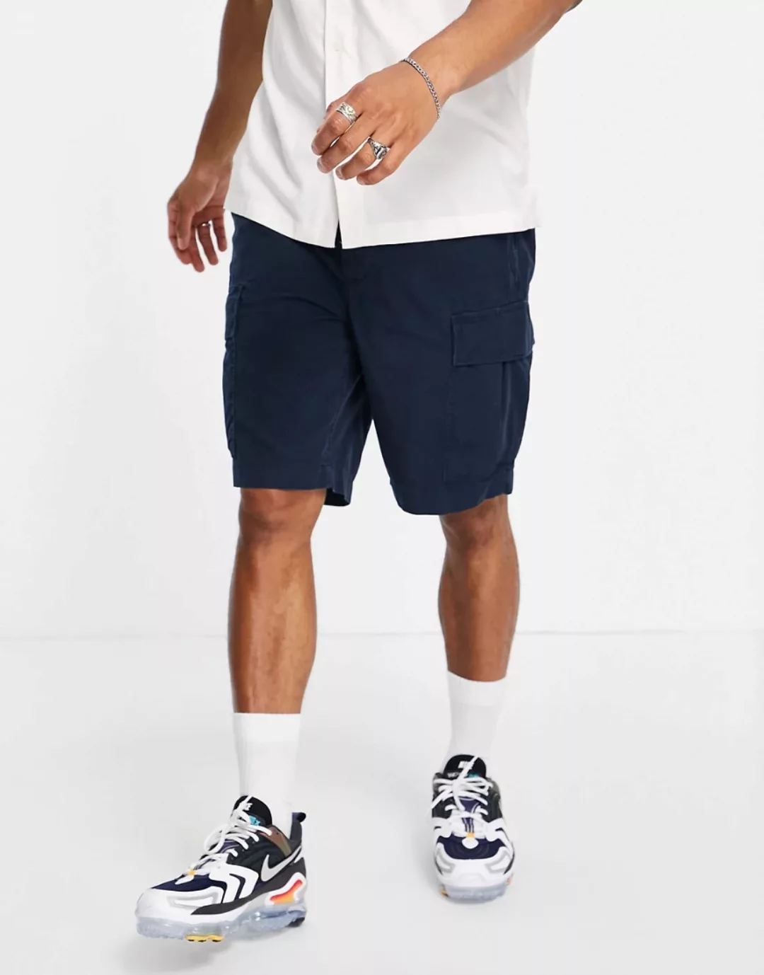 Polo Ralph Lauren ‑ Cargoshorts mit legerer Passform in Navy-Marineblau günstig online kaufen