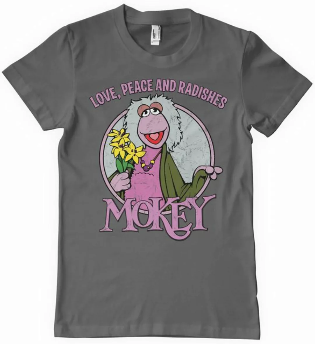 Fraggle Rock T-Shirt Mokey Love, Peace & Radishes günstig online kaufen