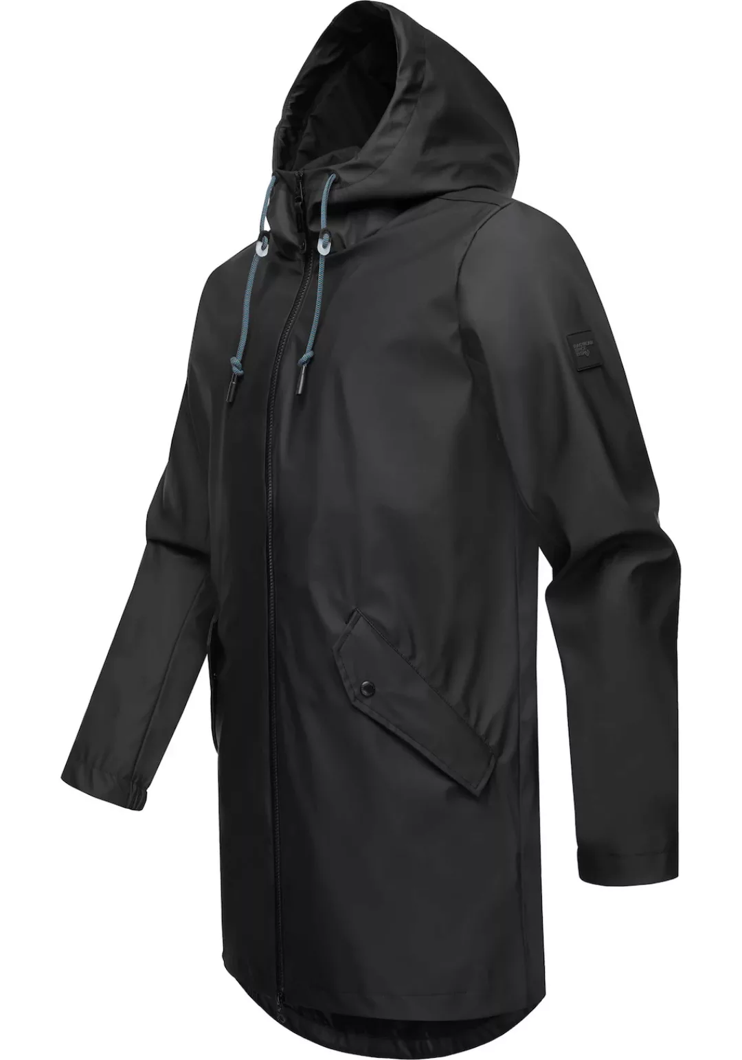 Ragwear Regenmantel "Sanwoy", Lange, wasserdichte Herren Regenjacke mit Kap günstig online kaufen