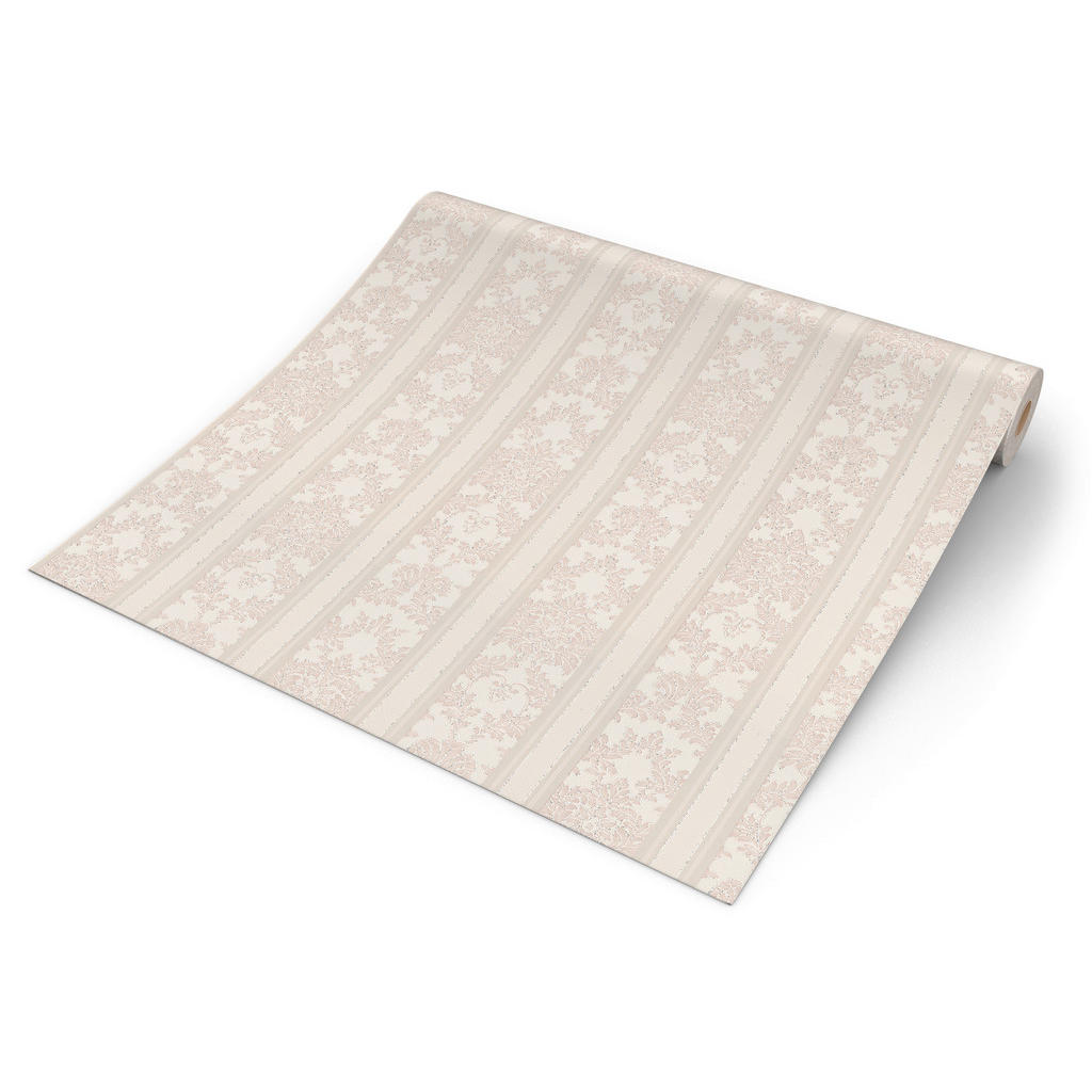 Bricoflor Papiertapete Beige Muster günstig online kaufen