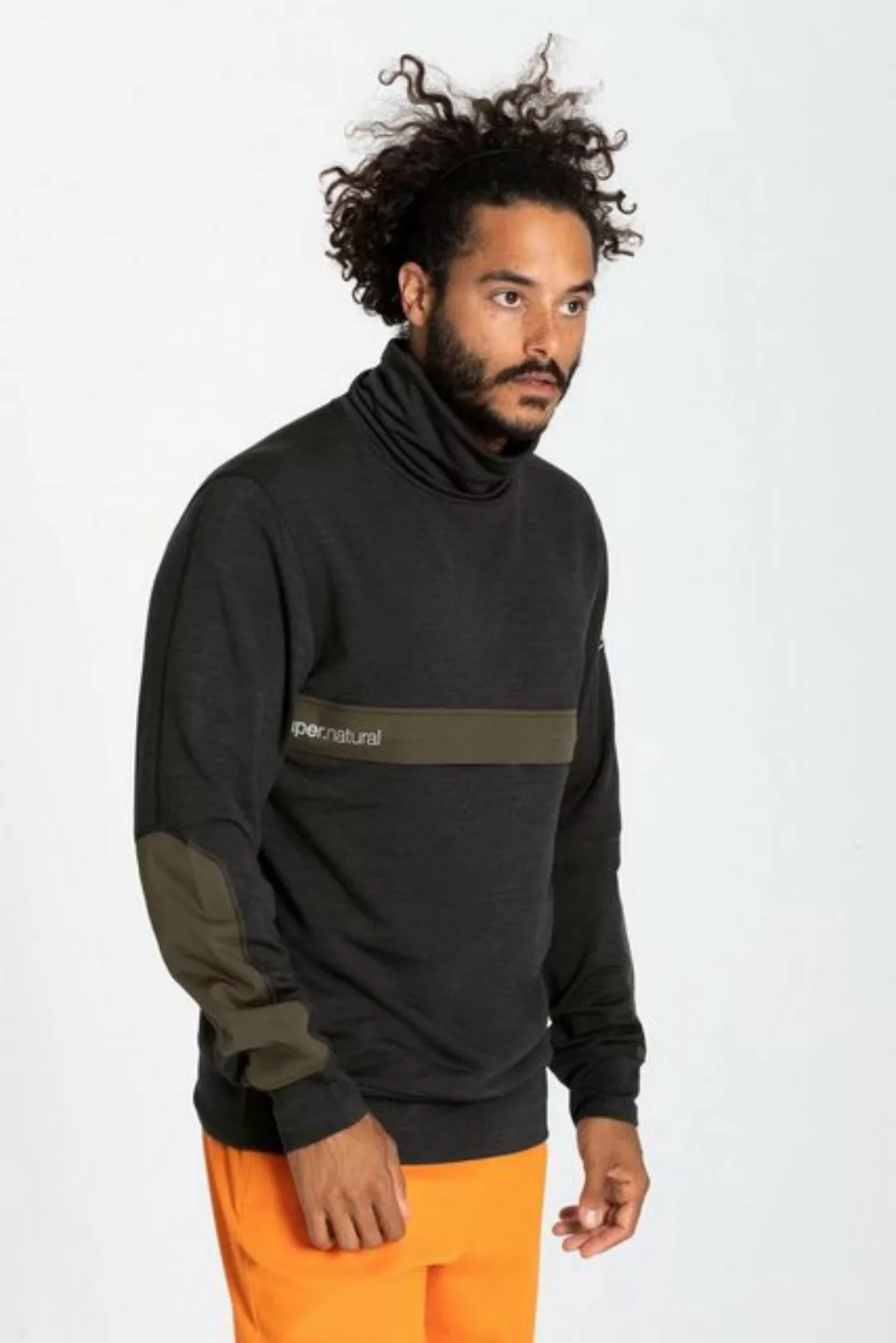 SUPER.NATURAL Sweatshirt für Herren, Merino ALPINE TURTLENECK weich, mit Ro günstig online kaufen