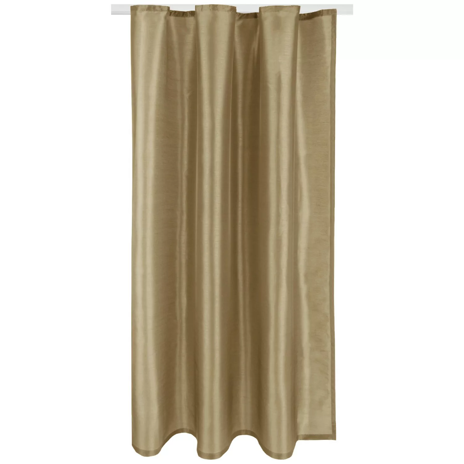 Bestlivings Gardine Blickdicht 140 cm x 245 cm Band Taupe Dunkel günstig online kaufen