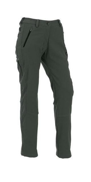 Maul Trekkinghose Klosters REC Softshellhose Damen dark grey günstig online kaufen