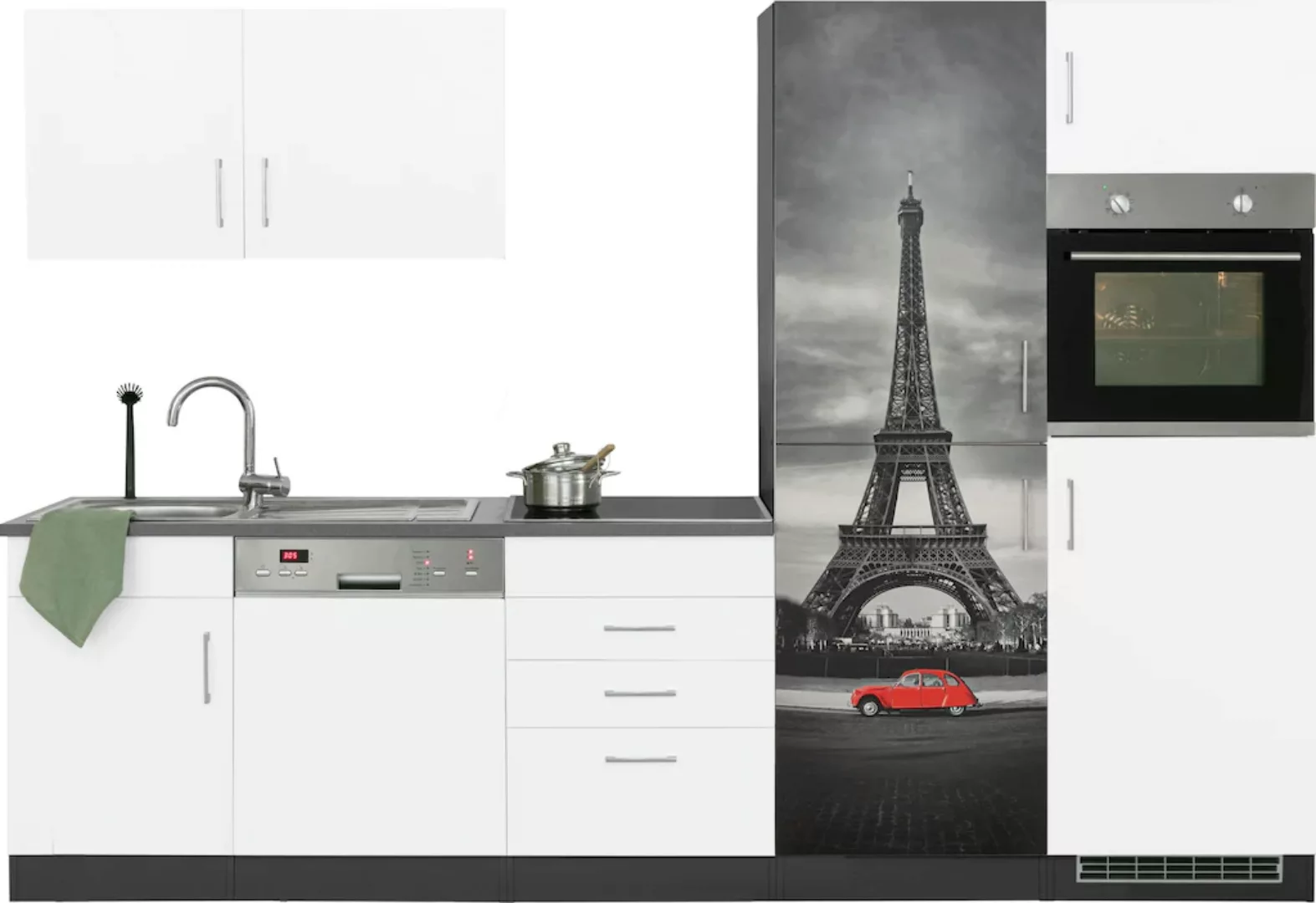 KOCHSTATION Küchenzeile "KS-Paris", ohne E-Geräte, Breite 290 cm günstig online kaufen