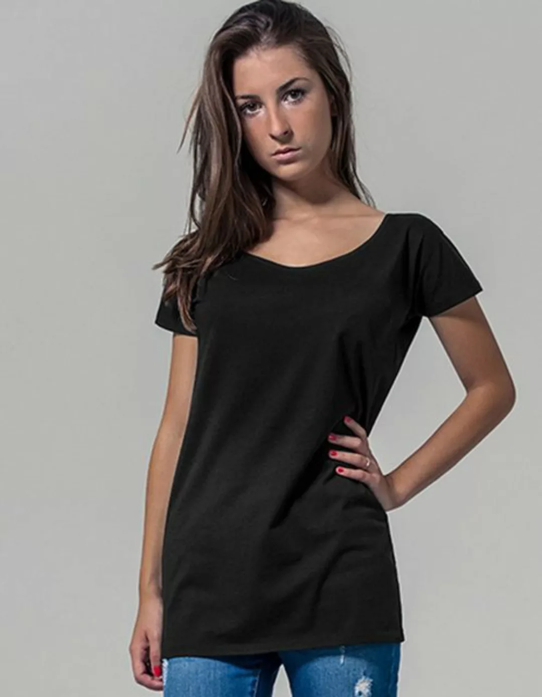 Goodman Design Longshirt Wideneck Tee Damen Shirt Single-Jersey günstig online kaufen