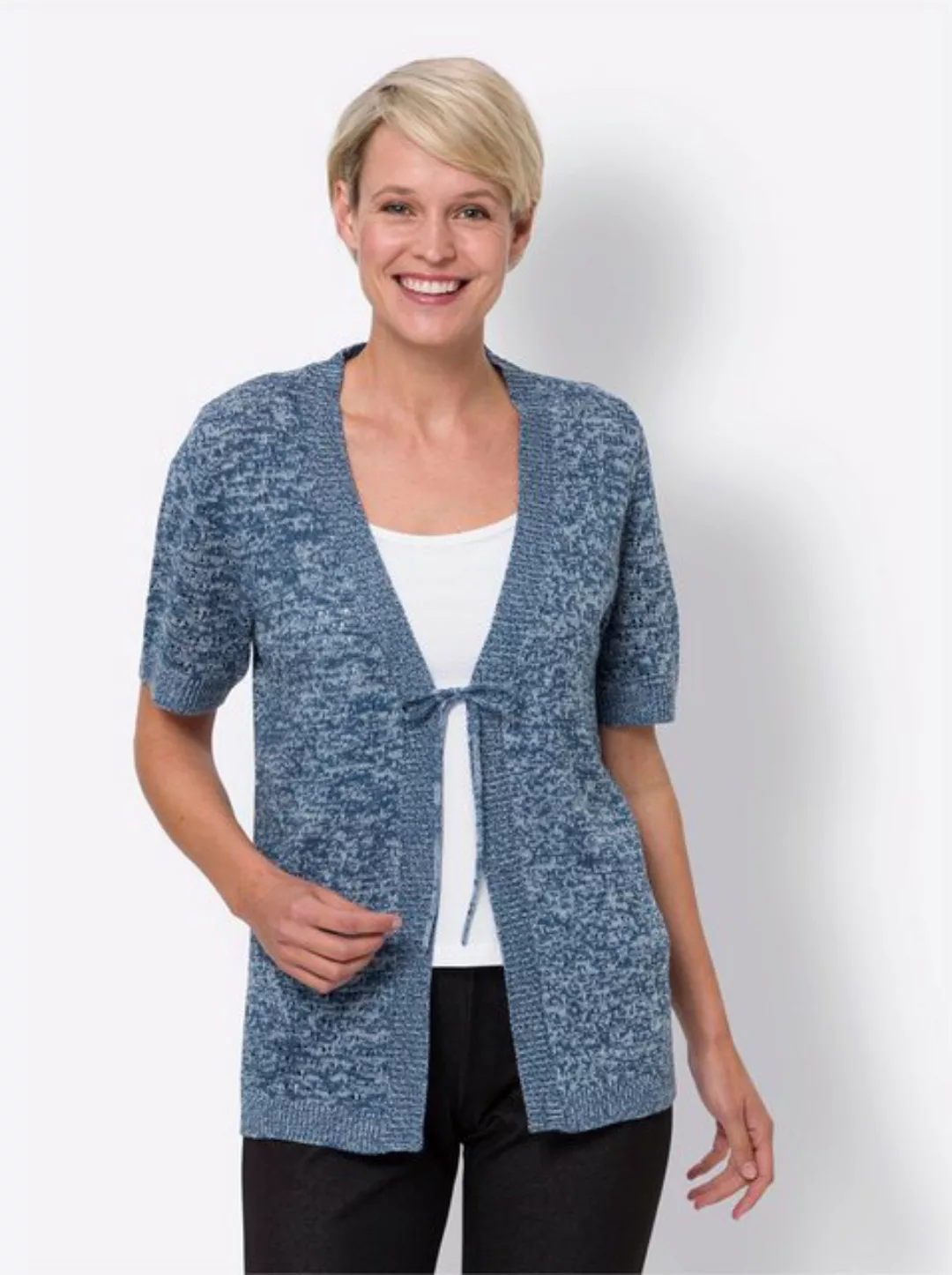 Sieh an! Strickjacke Ajourstrickjacke günstig online kaufen