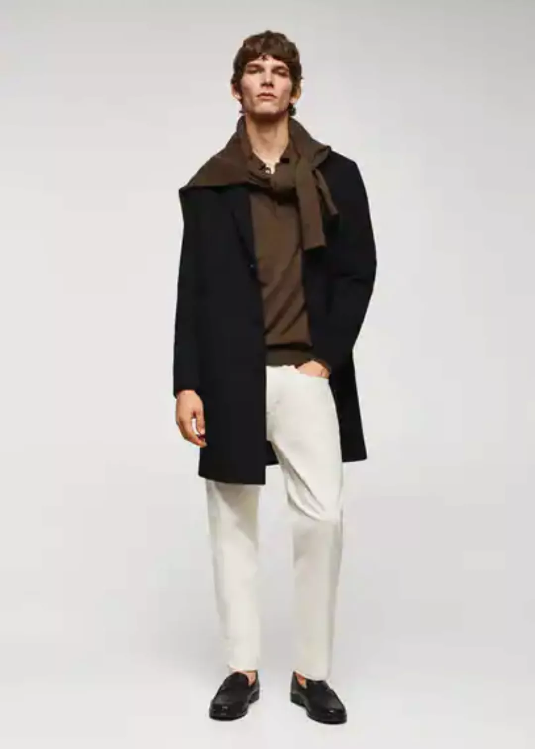 Mantel aus recycelter Wolle günstig online kaufen