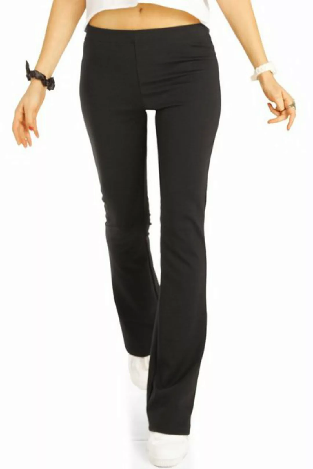 be styled Schlaghose Schlaghose mid waist Bootcuthose Stoffhose stretchig - günstig online kaufen