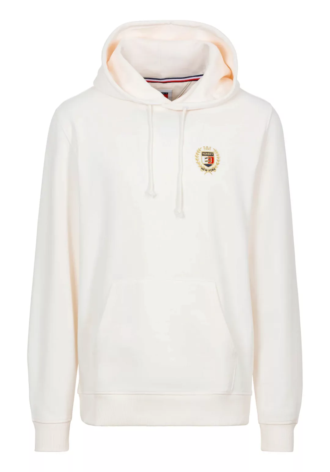 Tommy Jeans Sweatshirt TJM REG TJ FLAG CREST HOOD EXT besticktes Markenlogo günstig online kaufen