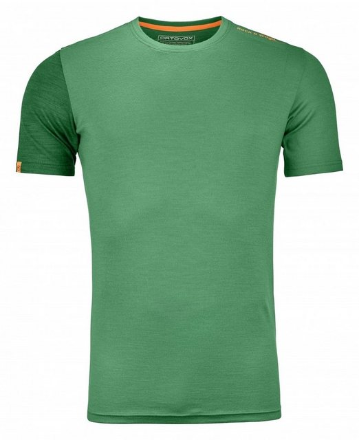 Ortovox Kurzarmshirt 185 ROCK`N`WOOL Short Sleeve Herren irish green günstig online kaufen