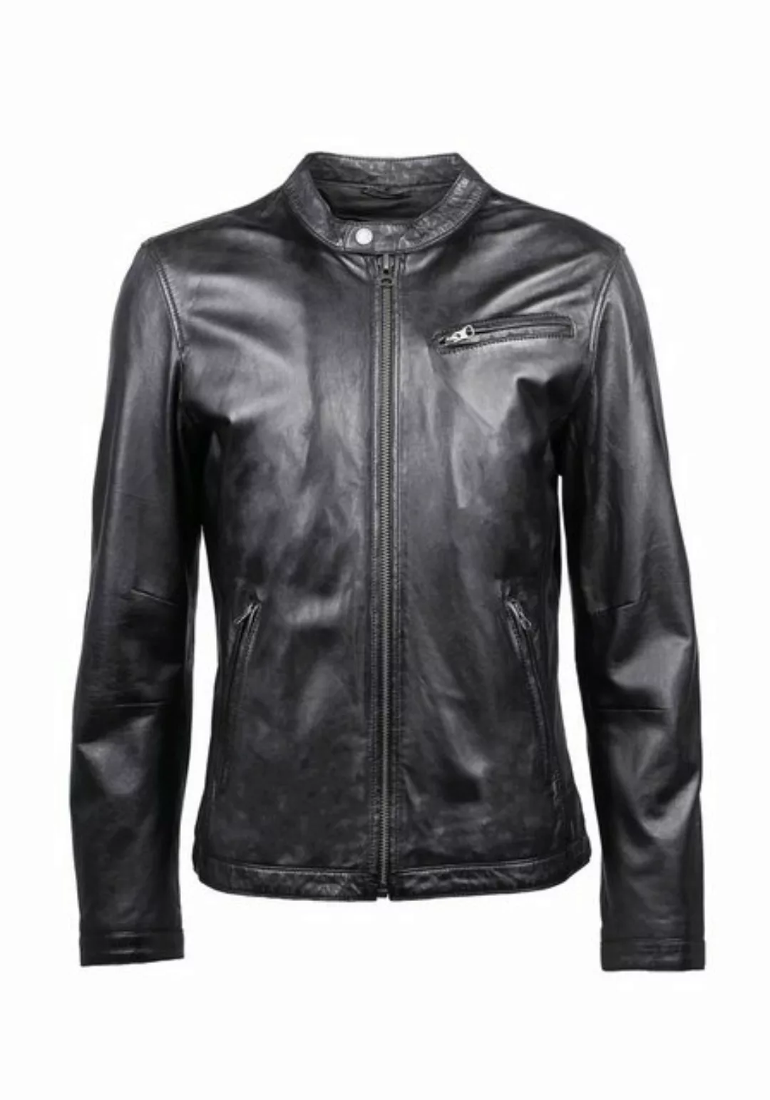 Freaky Nation Lederjacke Easy Jim-FN günstig online kaufen