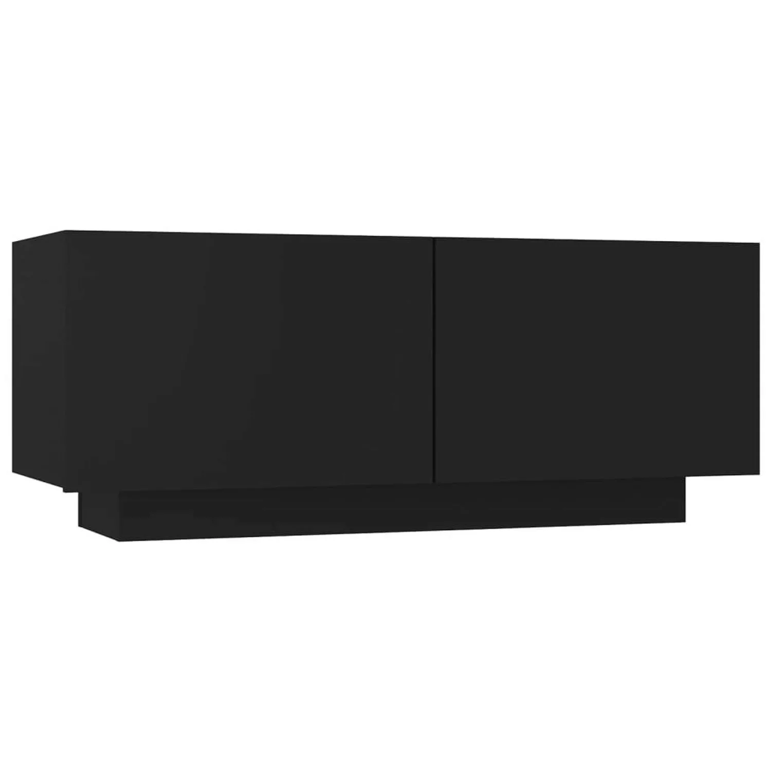 Tv-schrank Schwarz 100x35x40 Cm Spanplatte günstig online kaufen