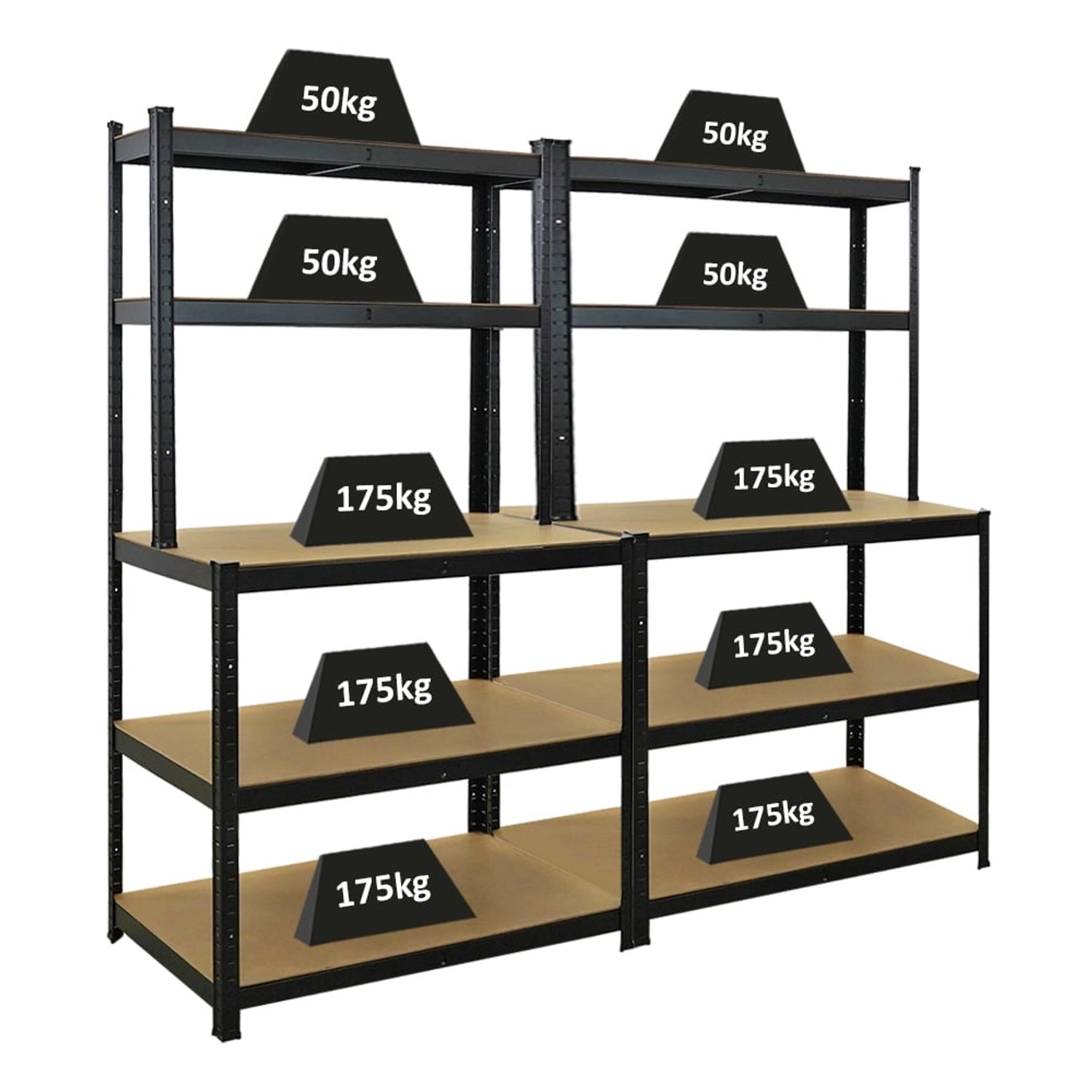 PROREGAL Mega Deal 2x Profi Werkbank GIANT BEAST 180x100x60cm Fachlast 175k günstig online kaufen