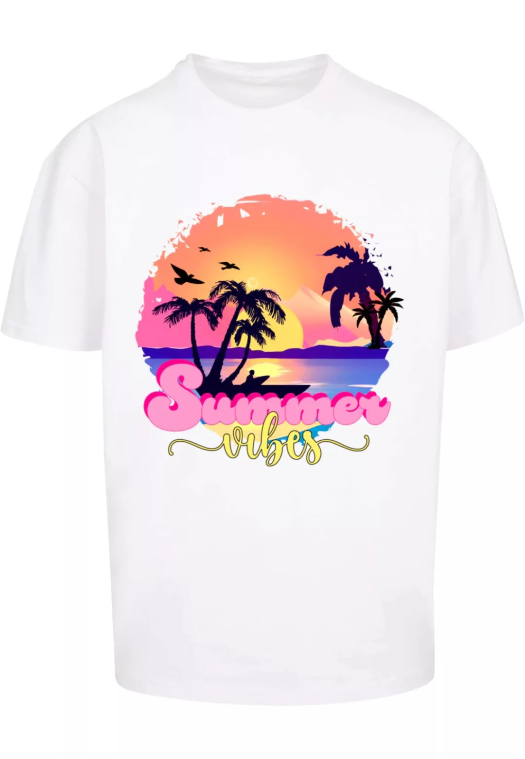 Merchcode T-Shirt "Merchcode Herren Summer Vibes Sunset Heavy Oversized Tee günstig online kaufen