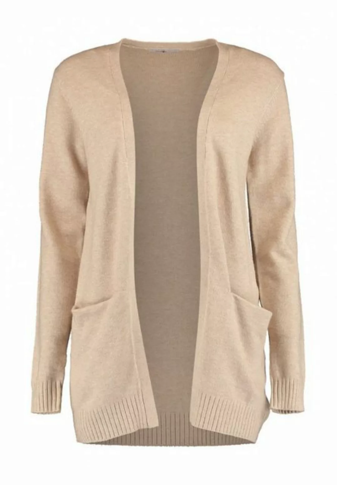 HaILY’S Cardigan Strickjacke Langarm Basic Cardigan St44acy 5899 in Beige günstig online kaufen