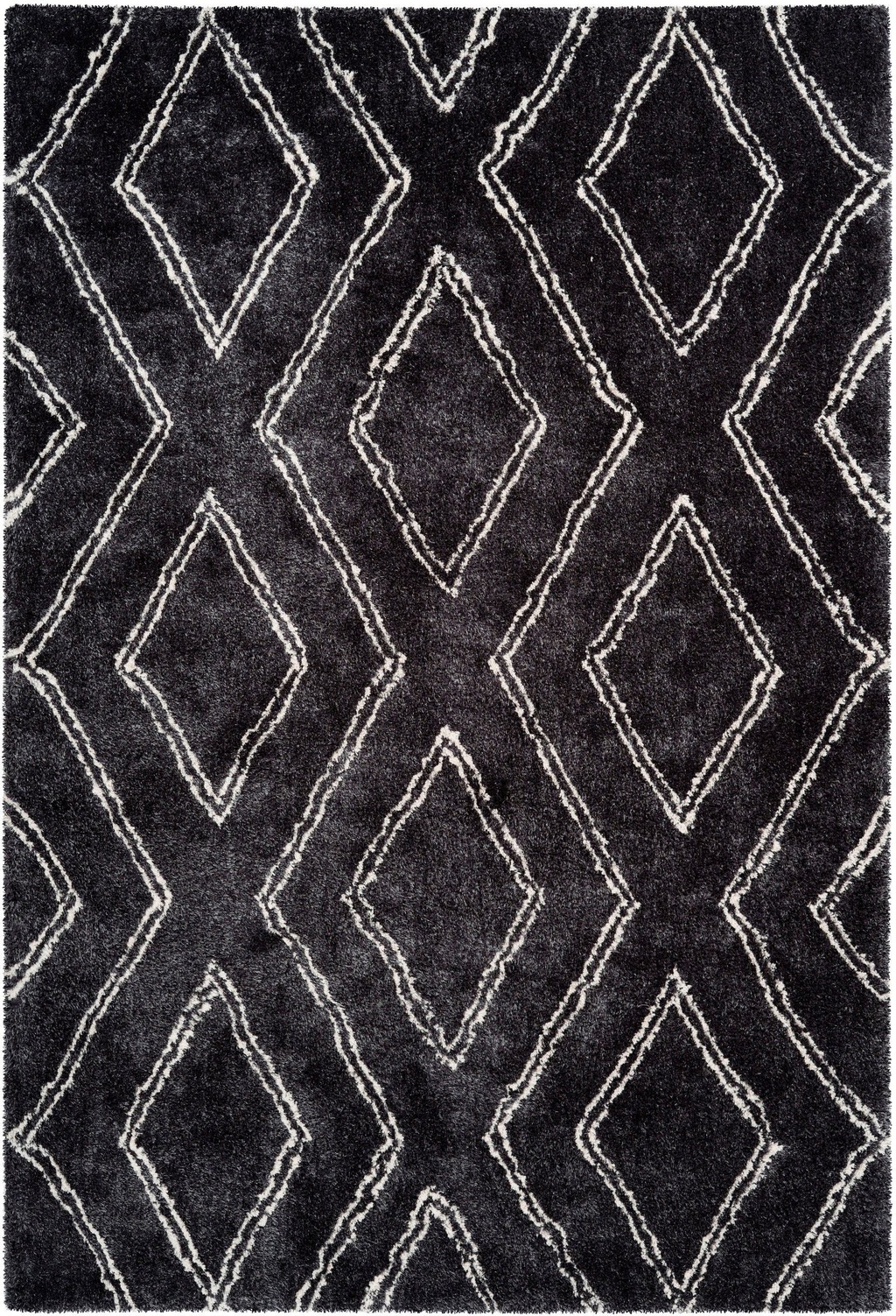 my home Hochflor-Teppich »Jeana«, rechteckig, 27 mm Höhe, retro, Wohnzimmer günstig online kaufen