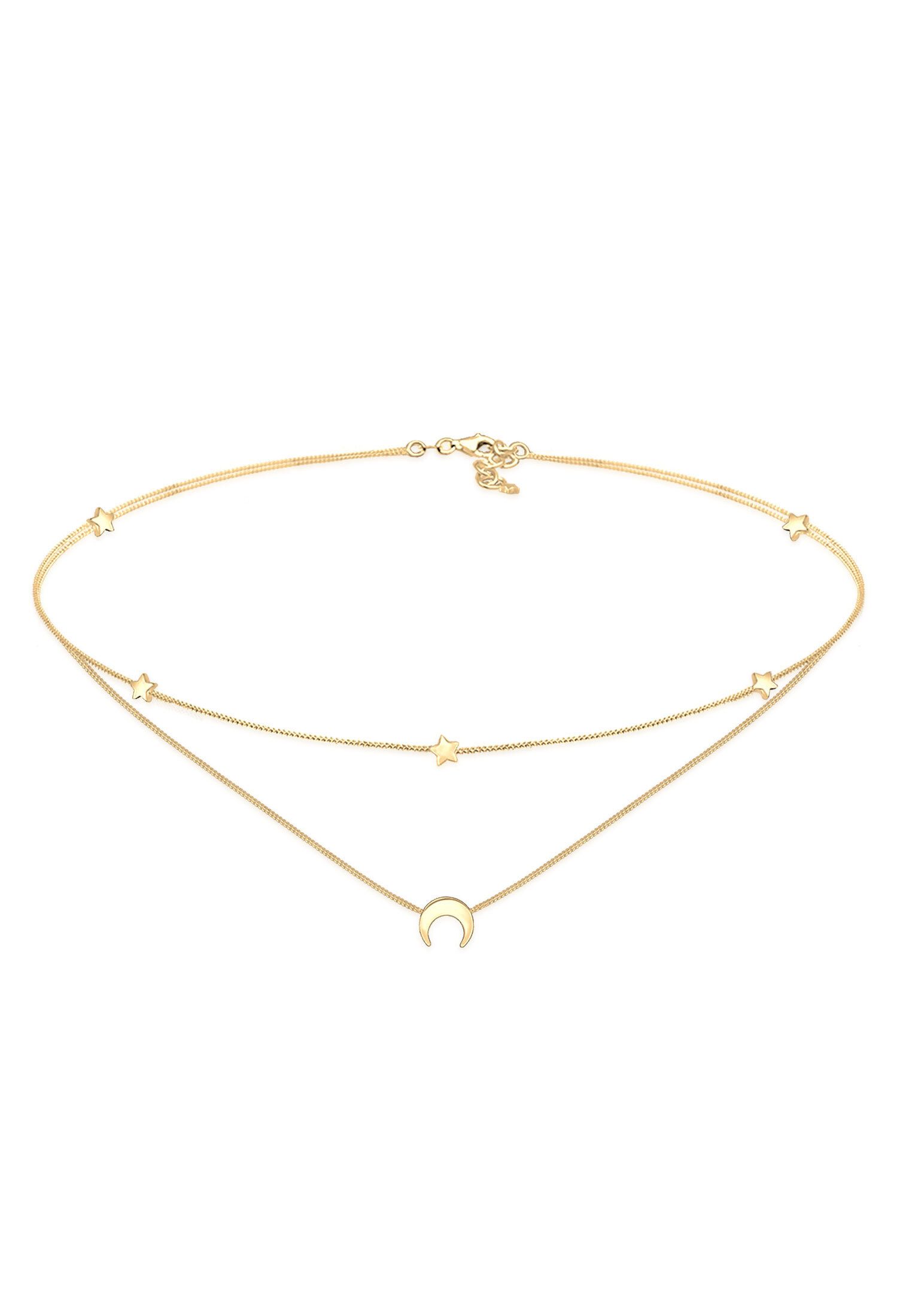 Elli Collier Choker Layer Halbmond und günstig online kaufen