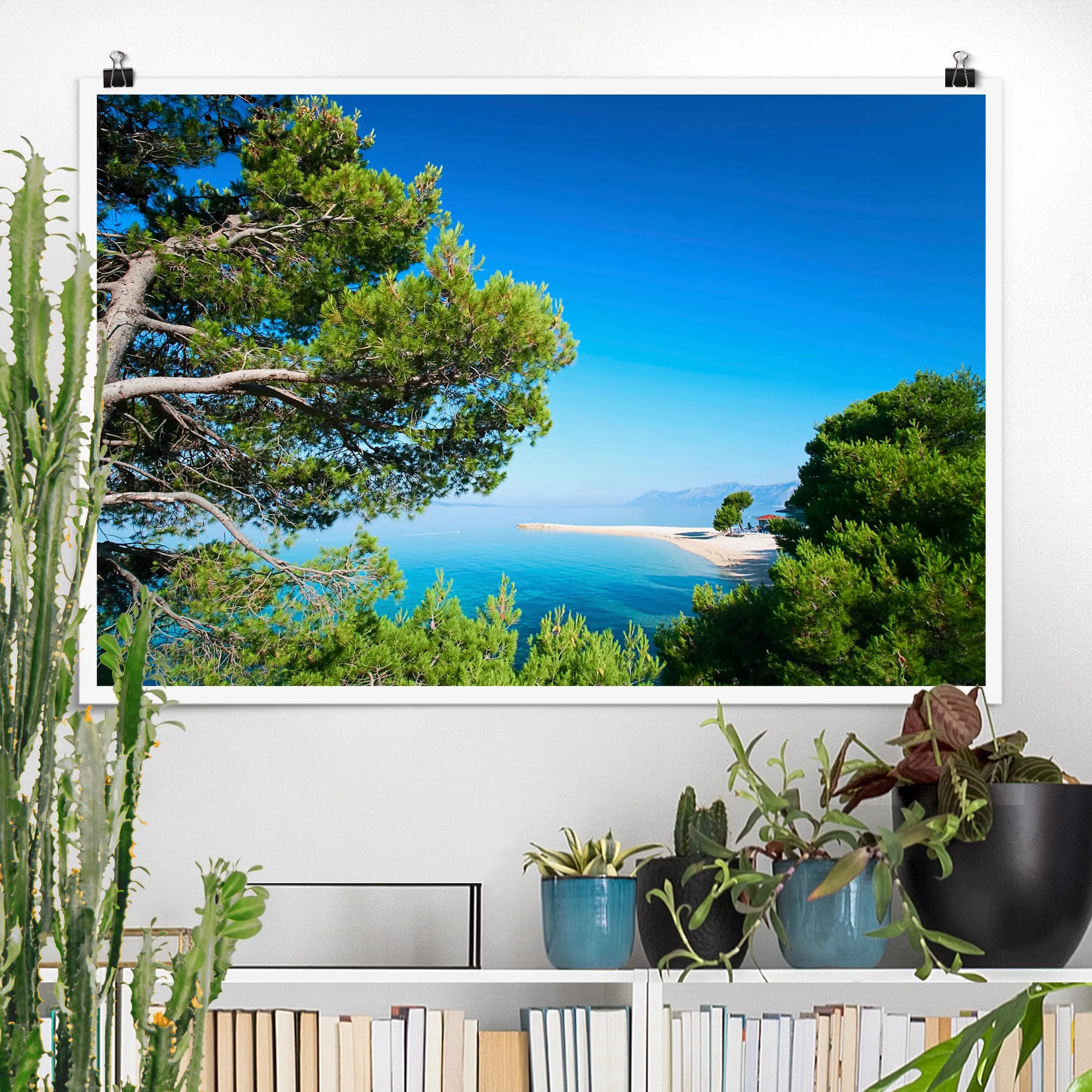 Poster Strand - Querformat Hidden Paradise günstig online kaufen