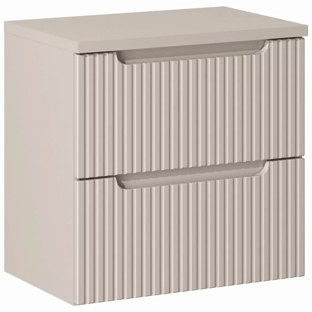 Lomadox Waschtischplatte NEWPORT-56-CASHMERE, Abdeckplatte, kaschmir, ca. günstig online kaufen