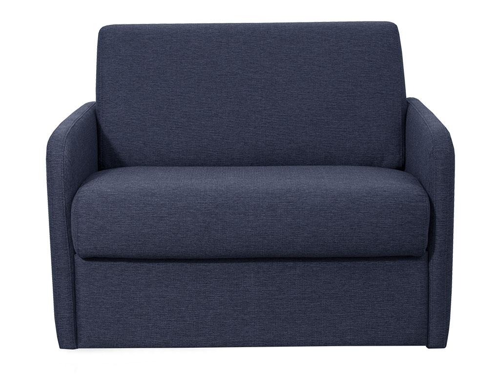 Schlafsessel mit Matratze - Liegefläche 70 cm - Stoff - Blau - NADOA günstig online kaufen