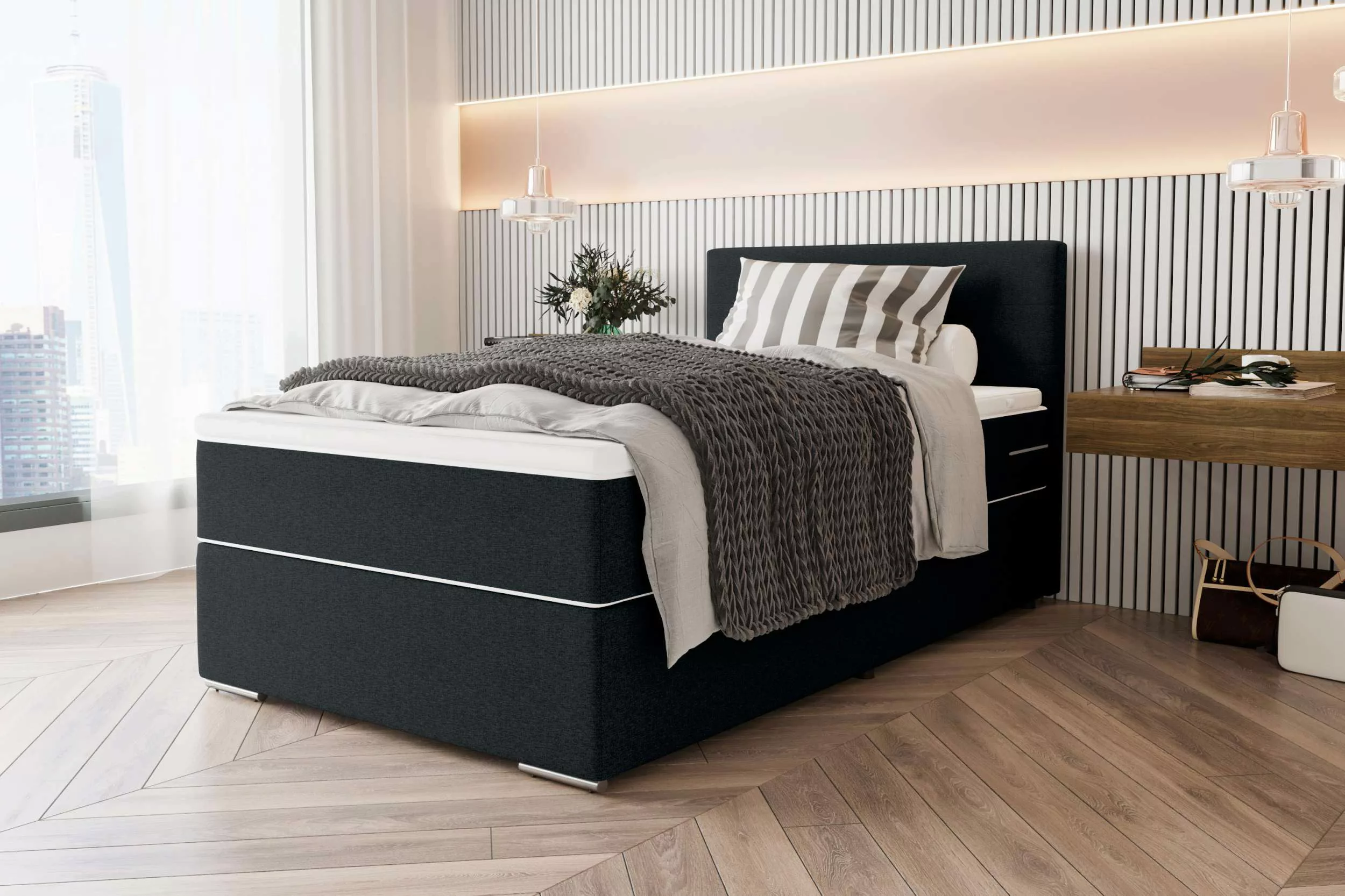 99rooms Boxspringbett Phönix Mini (Schlafzimmerbett, Bett), günstig online kaufen