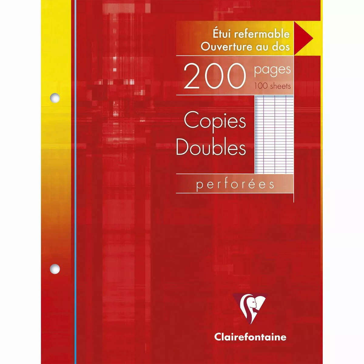 Notizbuch Clairefontaine Rot Weiß (restauriert A+) günstig online kaufen