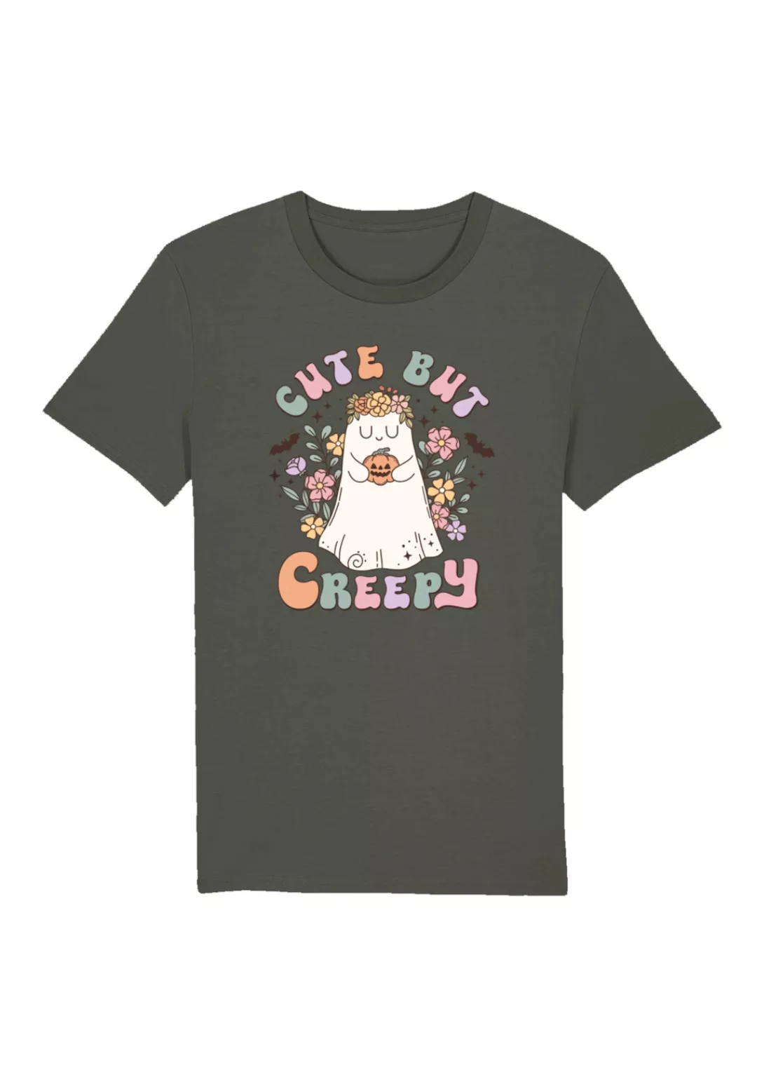 F4NT4STIC T-Shirt "Retro Halloween Cute But Creepy", Premium Qualität, Hall günstig online kaufen