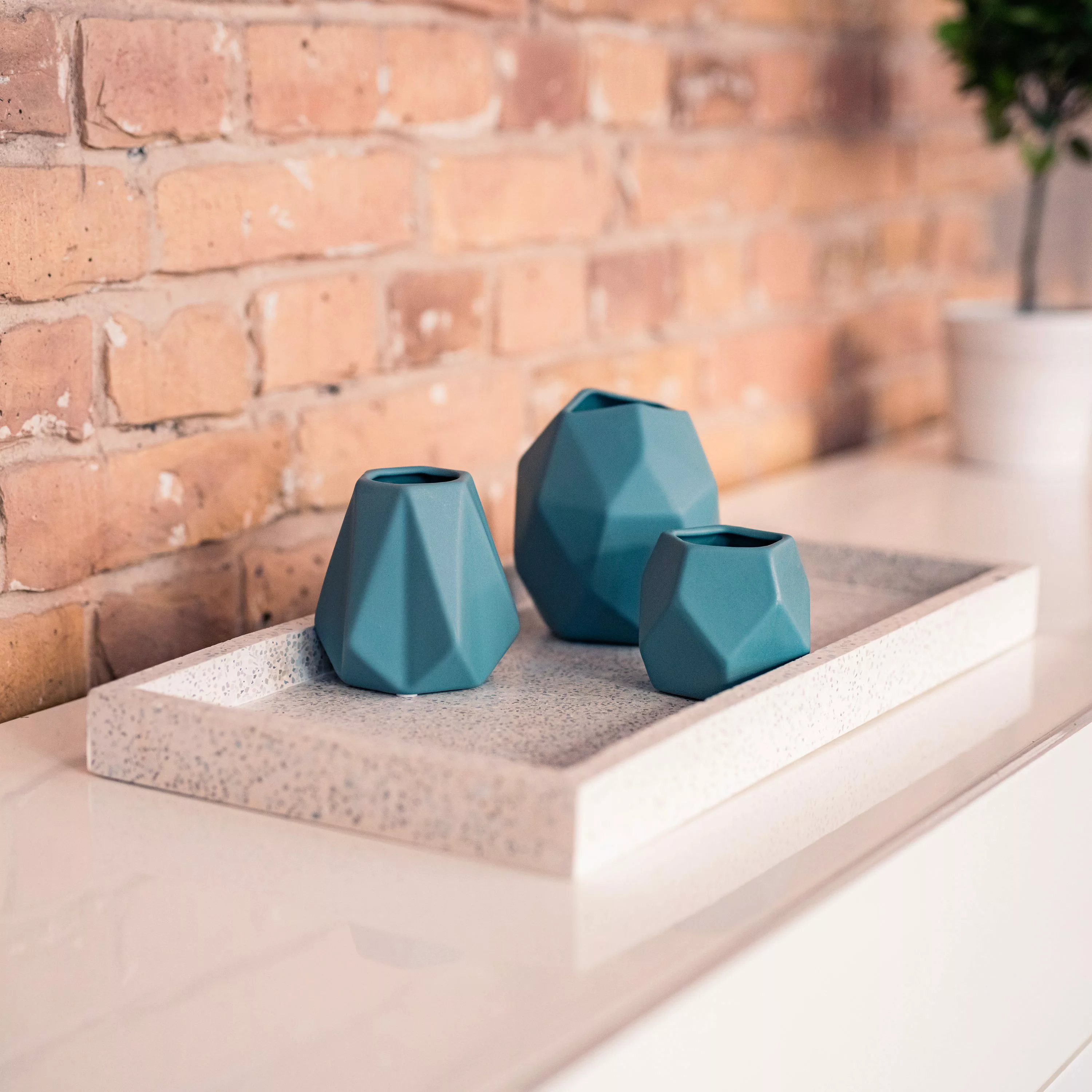 Flanacom Dekovase Designer Deko-Vase Keramik- Moderne günstig online kaufen