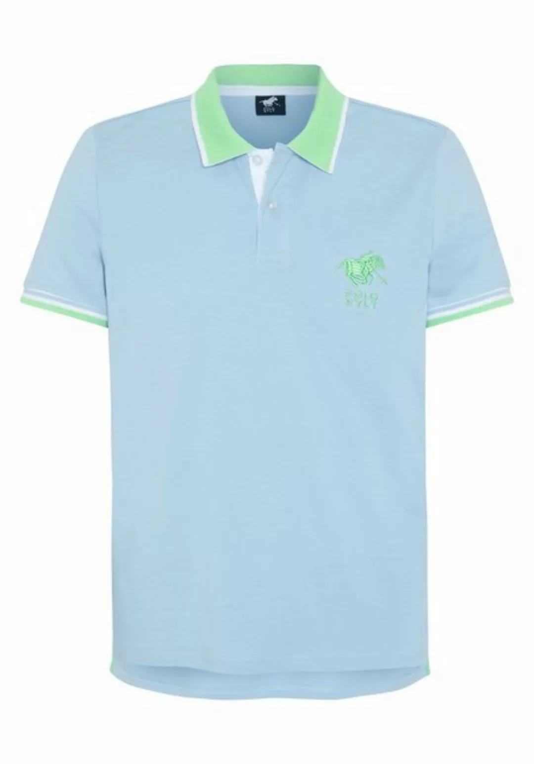 Polo Sylt Poloshirt mit Kontrast-Akzenten günstig online kaufen