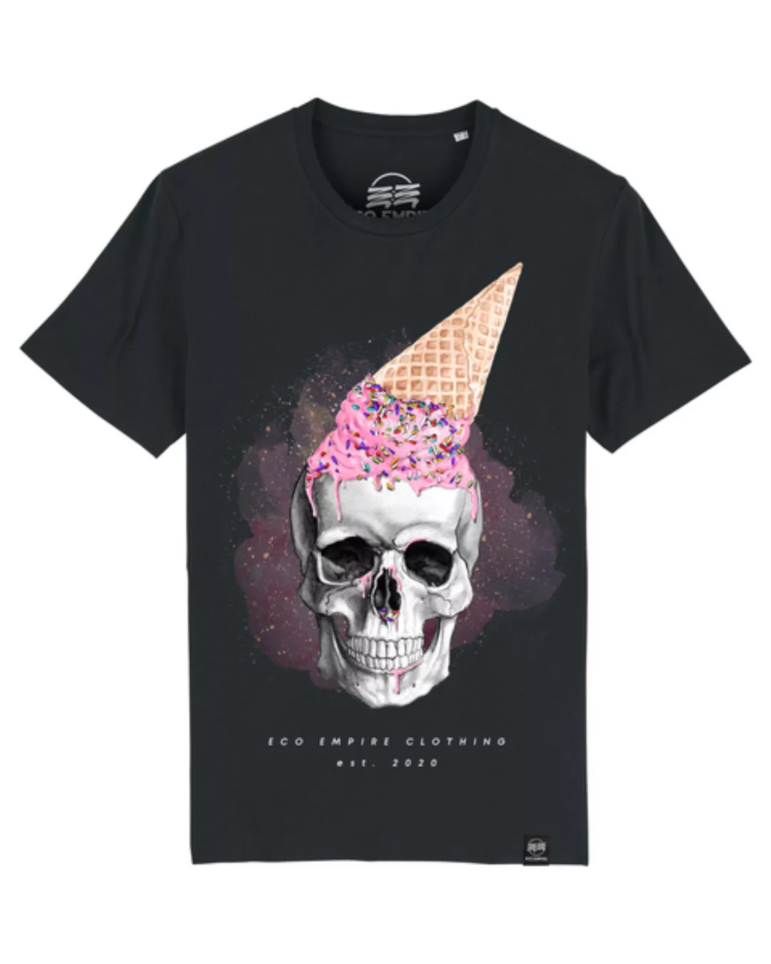 Eco Empire Skull With Icecream | Unisex T-shirt günstig online kaufen