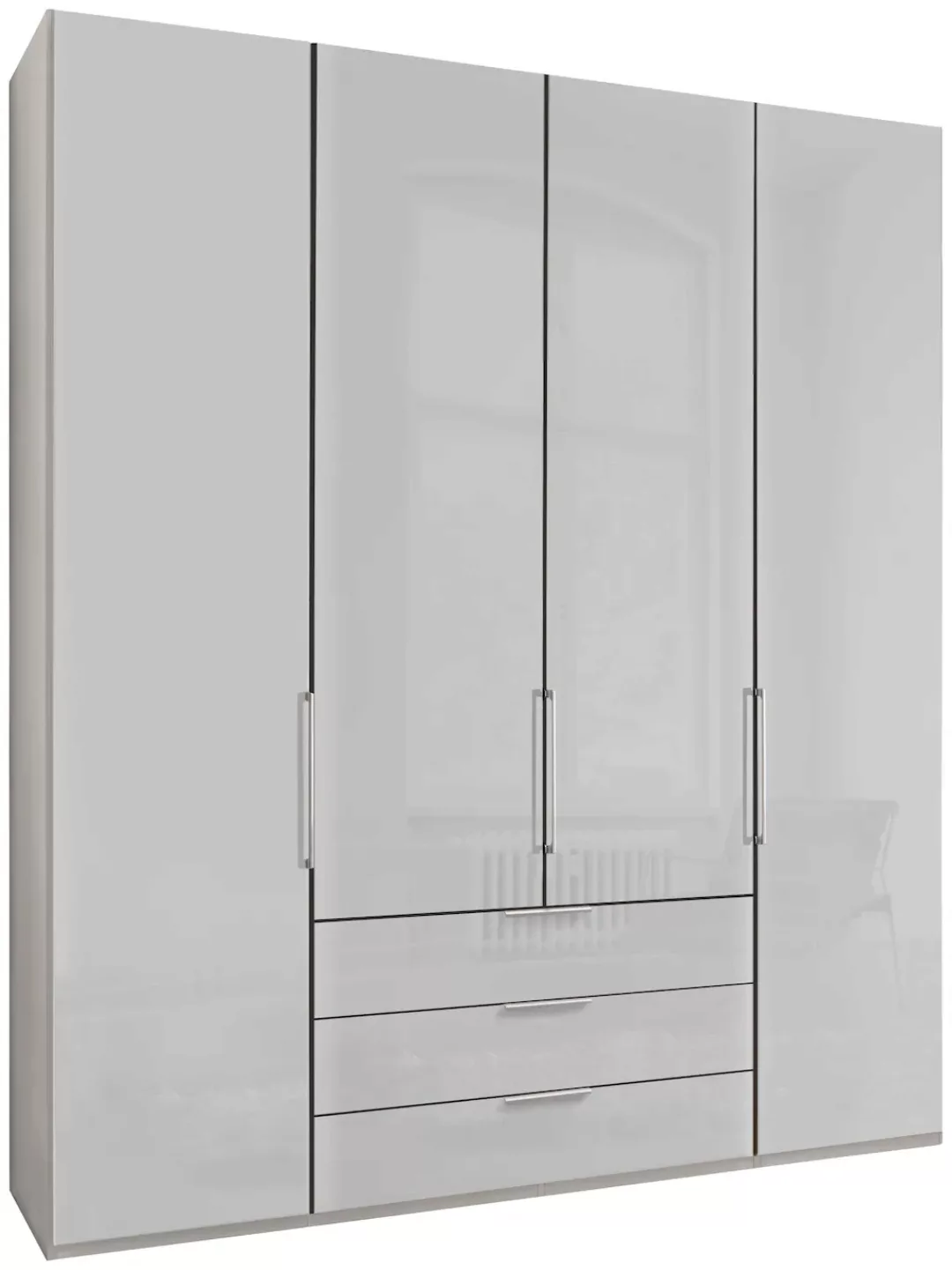 WIEMANN Drehtürenschrank "Monaco", mit Glasfront sowie hochwertigen Beschlä günstig online kaufen