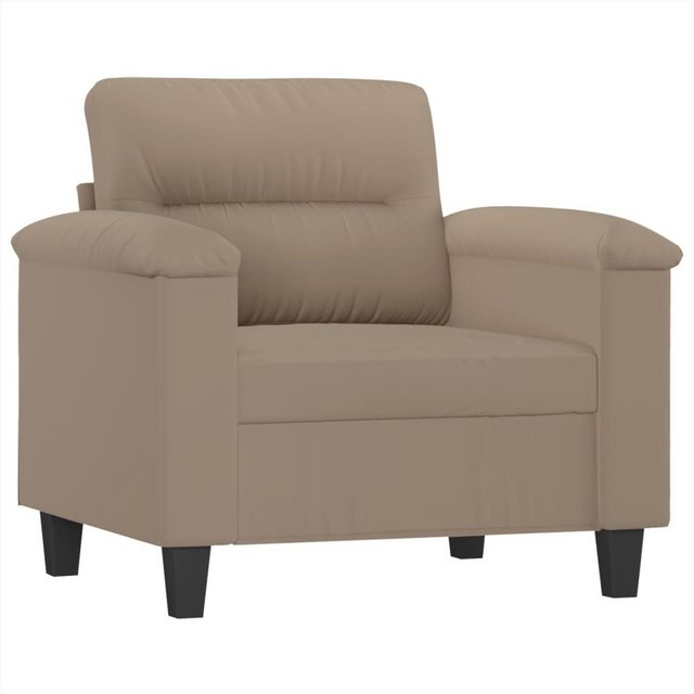 vidaXL Sofa Sessel Taupe 60 cm Mikrofasergewebe günstig online kaufen