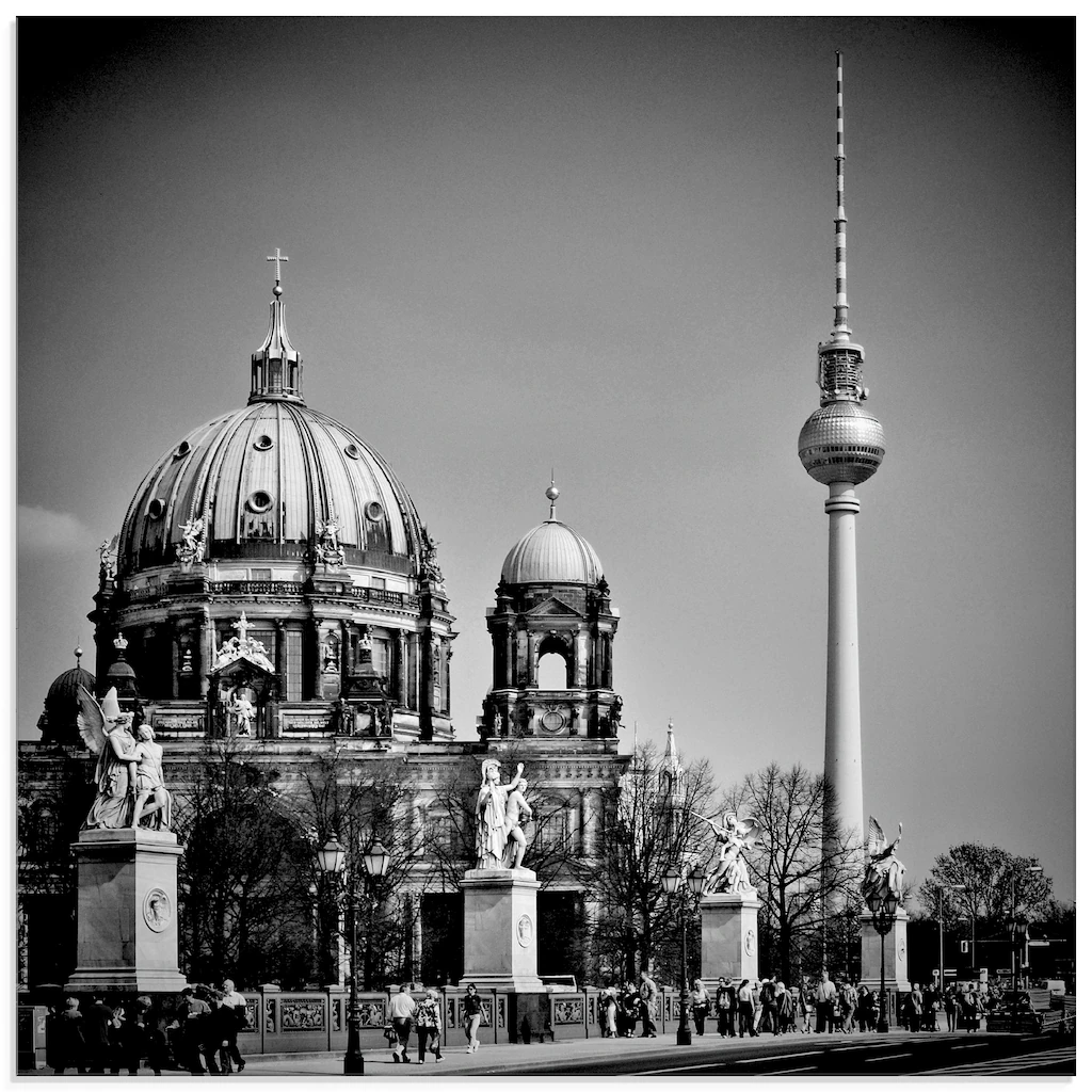 Artland Glasbild "Berlin Unter den Linden", Gebäude, (1 St.), in verschiede günstig online kaufen