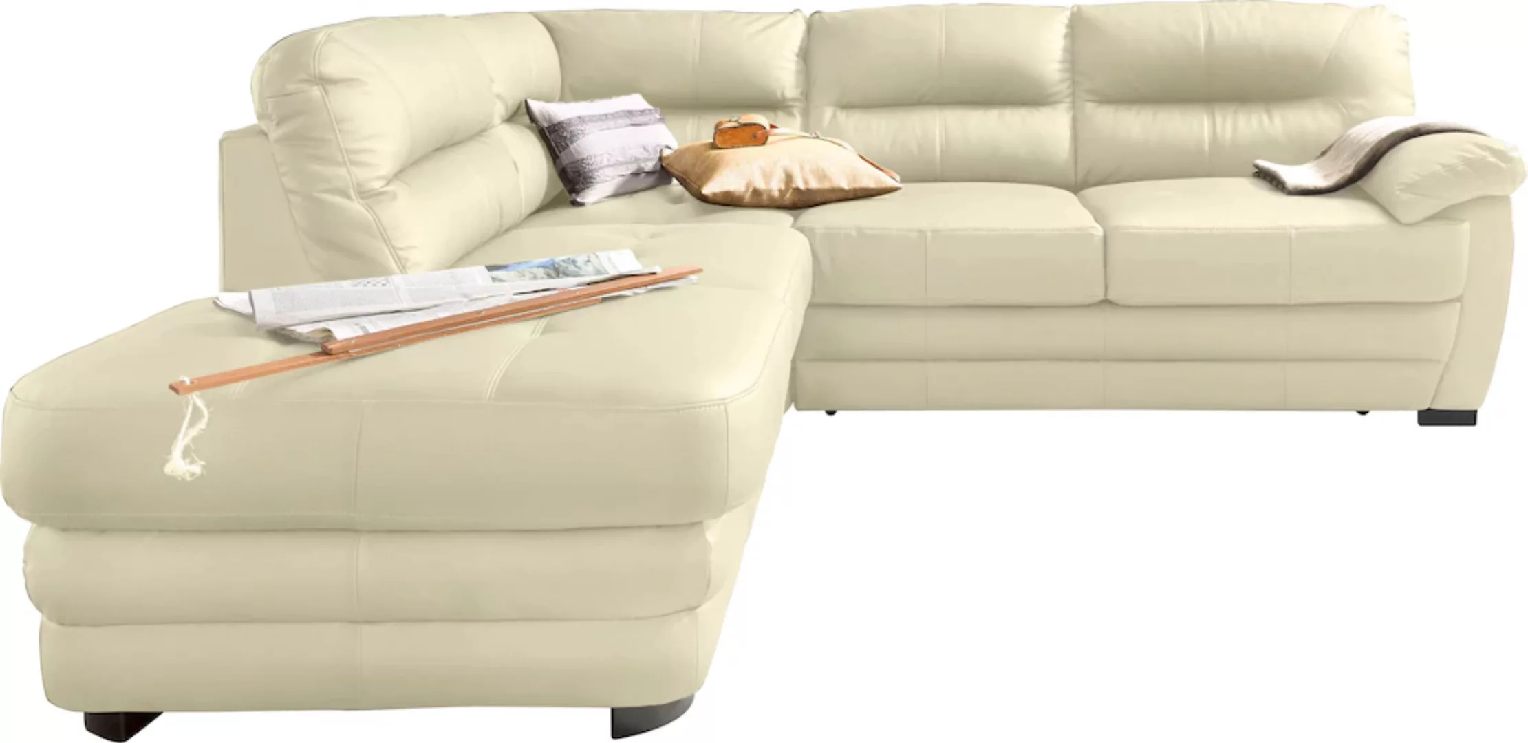 COTTA Ecksofa "Royale L-Form", wahlweise mit Bettfunktion günstig online kaufen