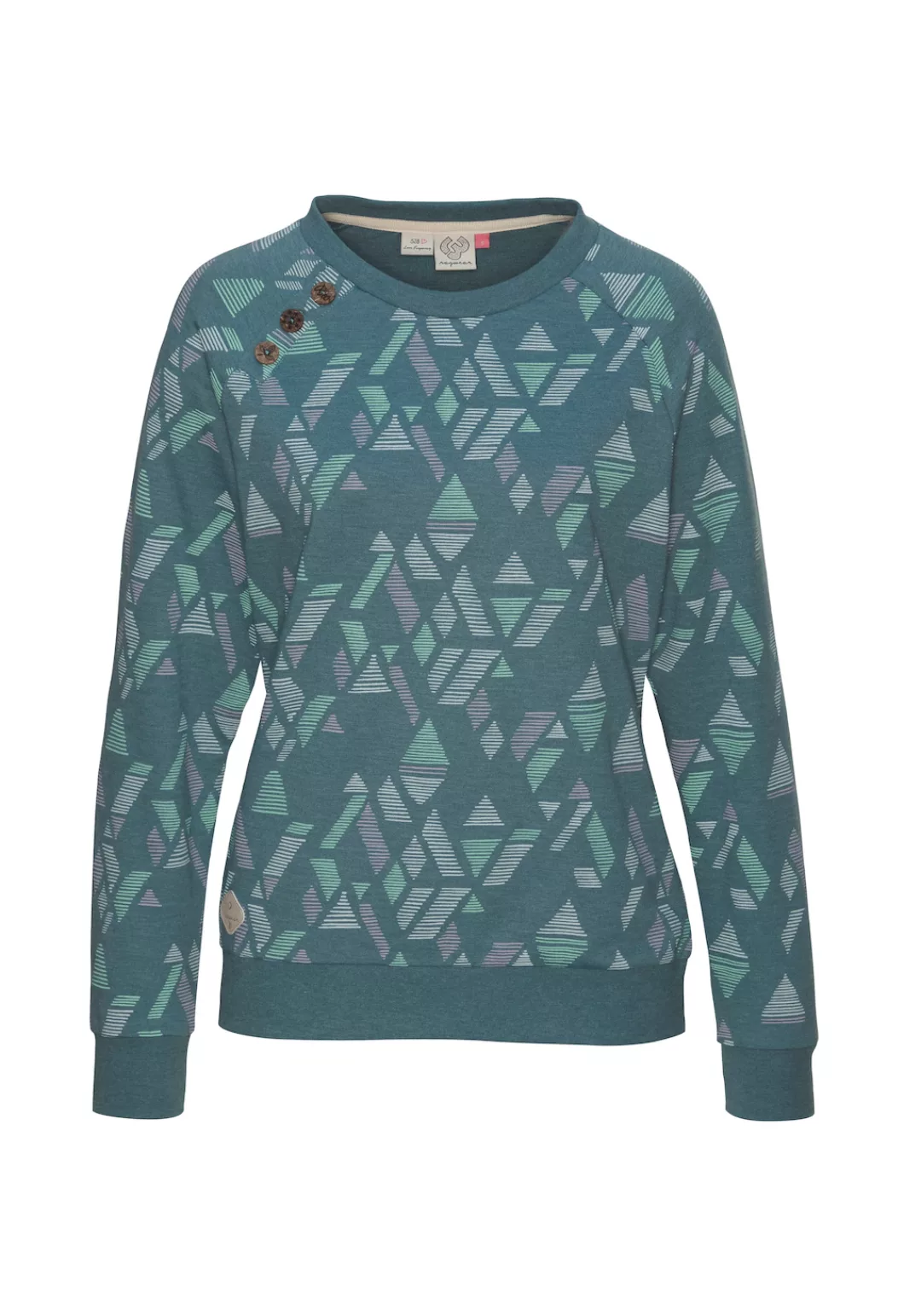 Ragwear Sweater "DARRIA PRINT", mit Allover Print günstig online kaufen