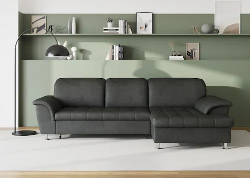 DOMO collection Ecksofa Franzi Steppung im Sitzbereich B7T/H: 278/162/80 cm günstig online kaufen