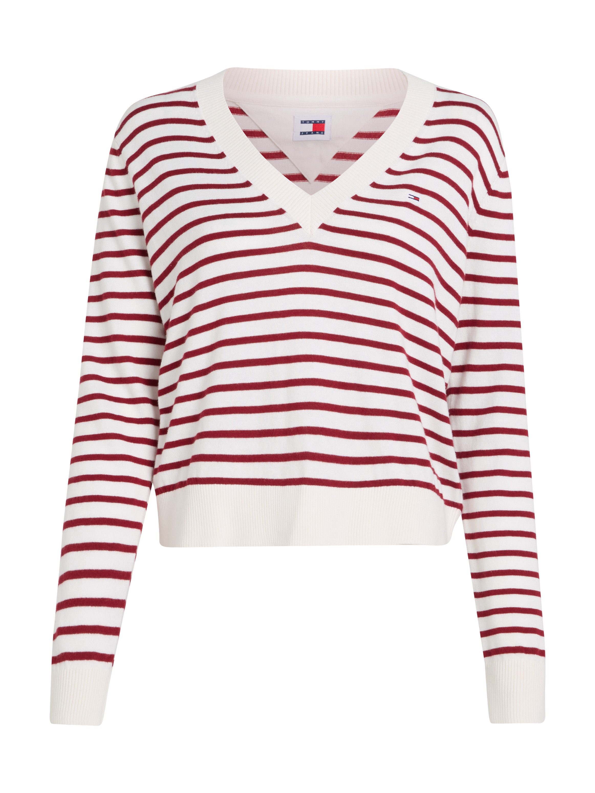 Tommy Jeans Strickpullover TJW ESSENTIAL VNECK günstig online kaufen