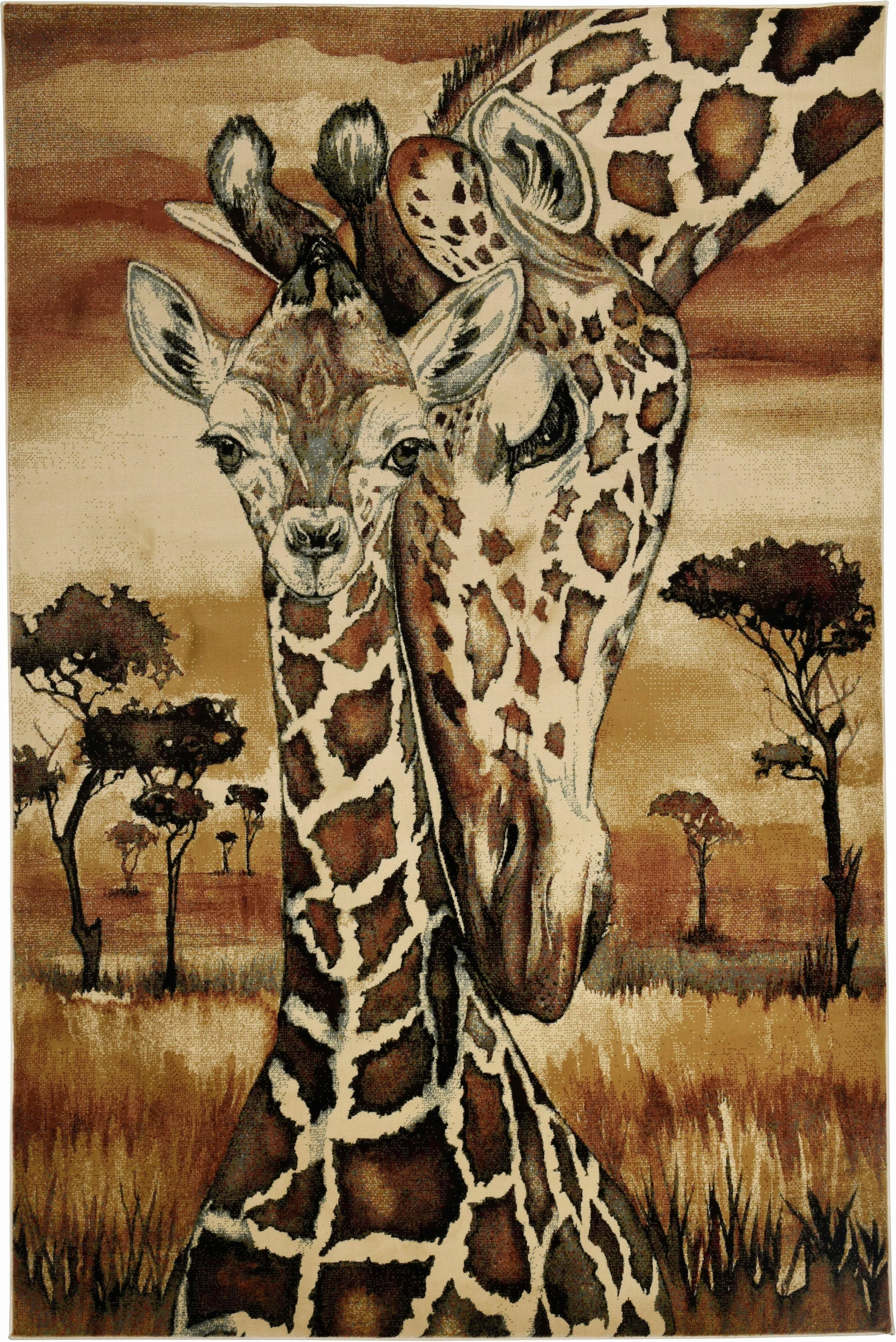 Gino Falcone Teppich »Museum Giraffe«, rechteckig, Wohnzimmer günstig online kaufen