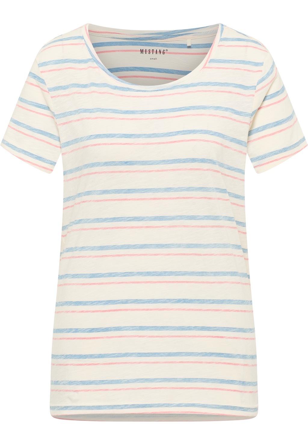 MUSTANG Print-Shirt "Style Alma", in Streifen-Optik günstig online kaufen