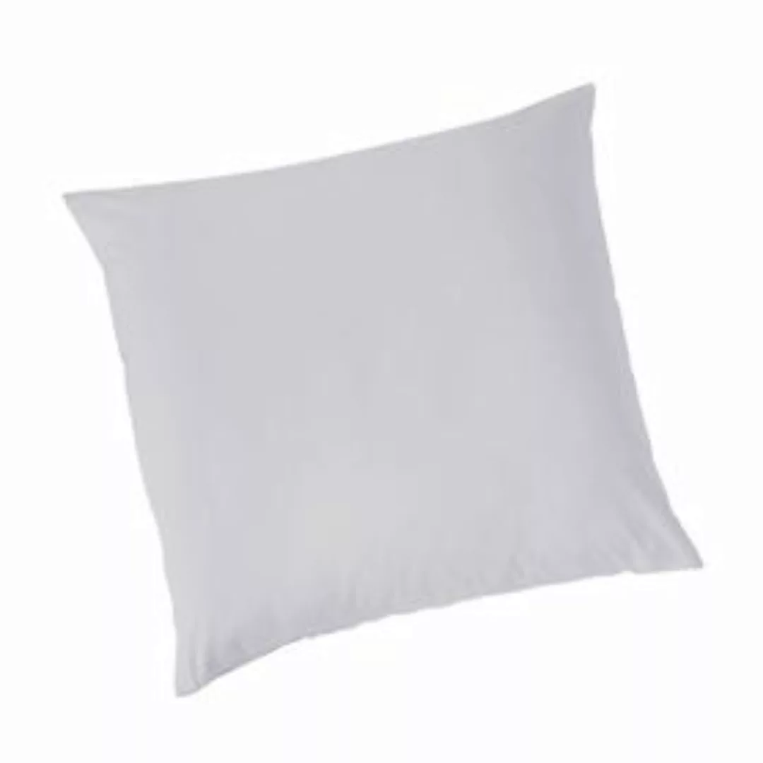 Luxus-Satin-Kissen silber 80x80cm günstig online kaufen