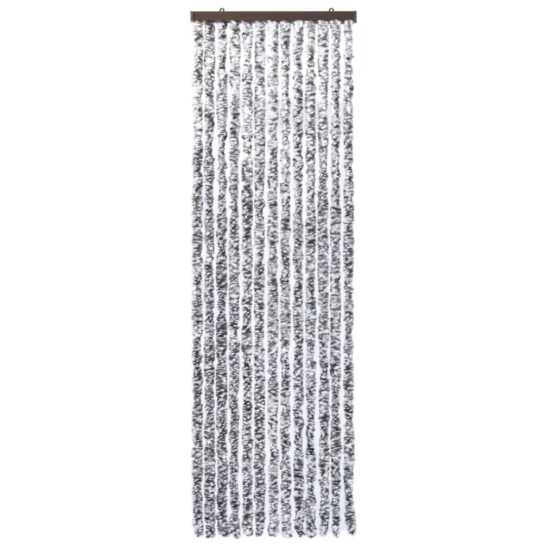 Insektenschutz-vorhang Braun Und Beige 56x200 Cm Chenille günstig online kaufen