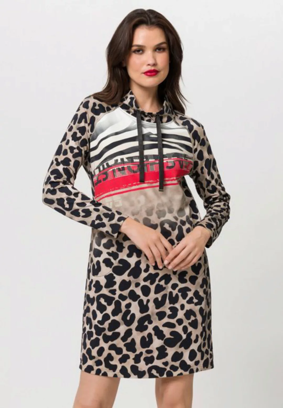 TUZZI Jerseykleid mit Leopardenmuster und Print günstig online kaufen