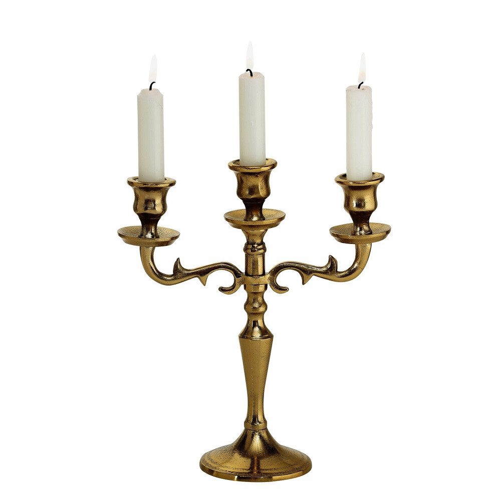 BOLTZE Kerzenleuchter Varas, Gold, 3-armig, aus günstig online kaufen
