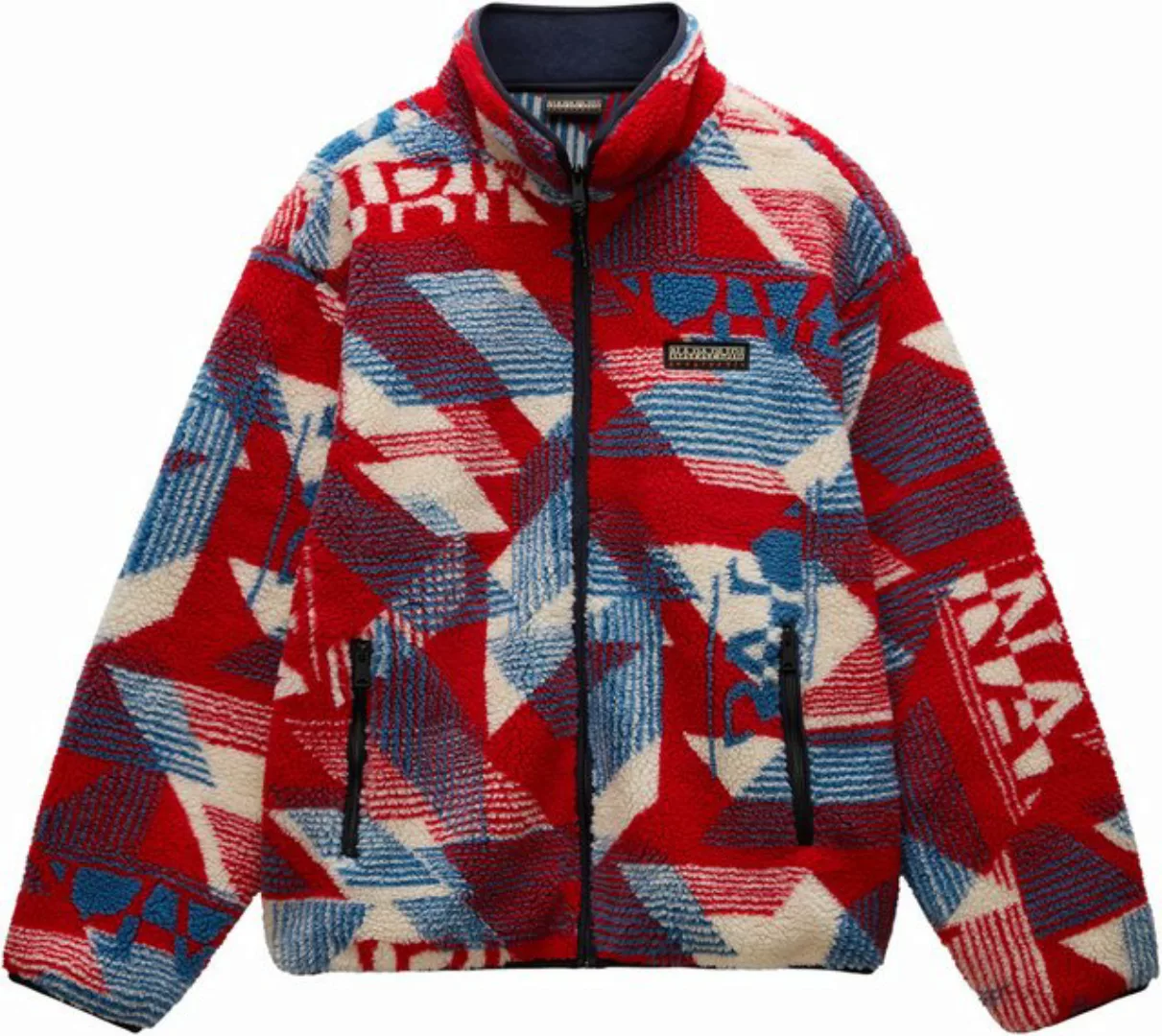 Napapijri Plüschjacke ARGIENT mit allover Print günstig online kaufen